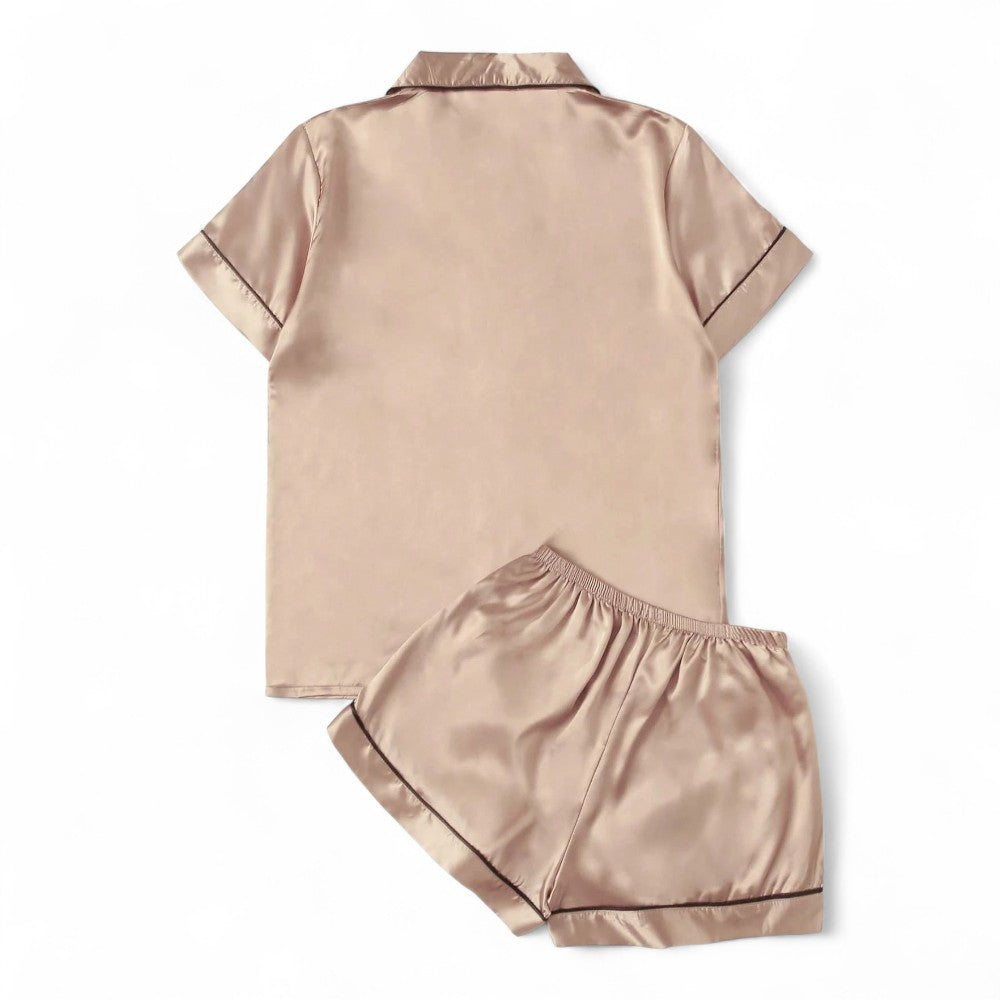 Noiré Conjunto de Pijama Femenino Satín Lujo Suave