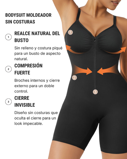CurvaFit Bodysuit Moldeador Mujer Cierre Ajustable