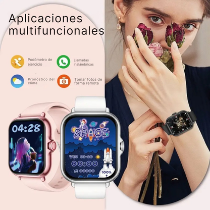 TrendFit Reloj Inteligente Mujer Multideportivo Touch Fitness