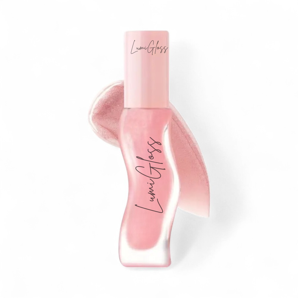 LumiGloss Brillo Labial Mujer Rosa Hidratante Brillo Espejado