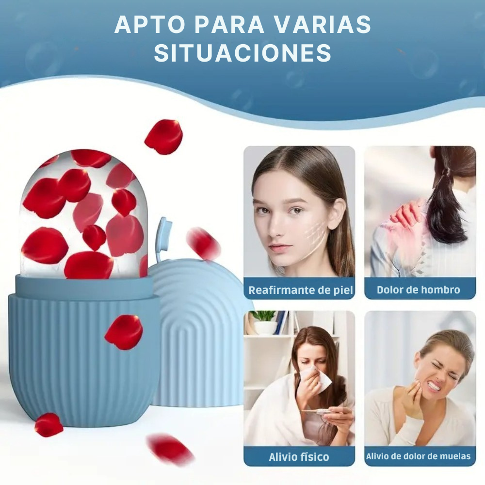 GloboFrío Facial Mujer Silicón Anti-Inflamación Relajante