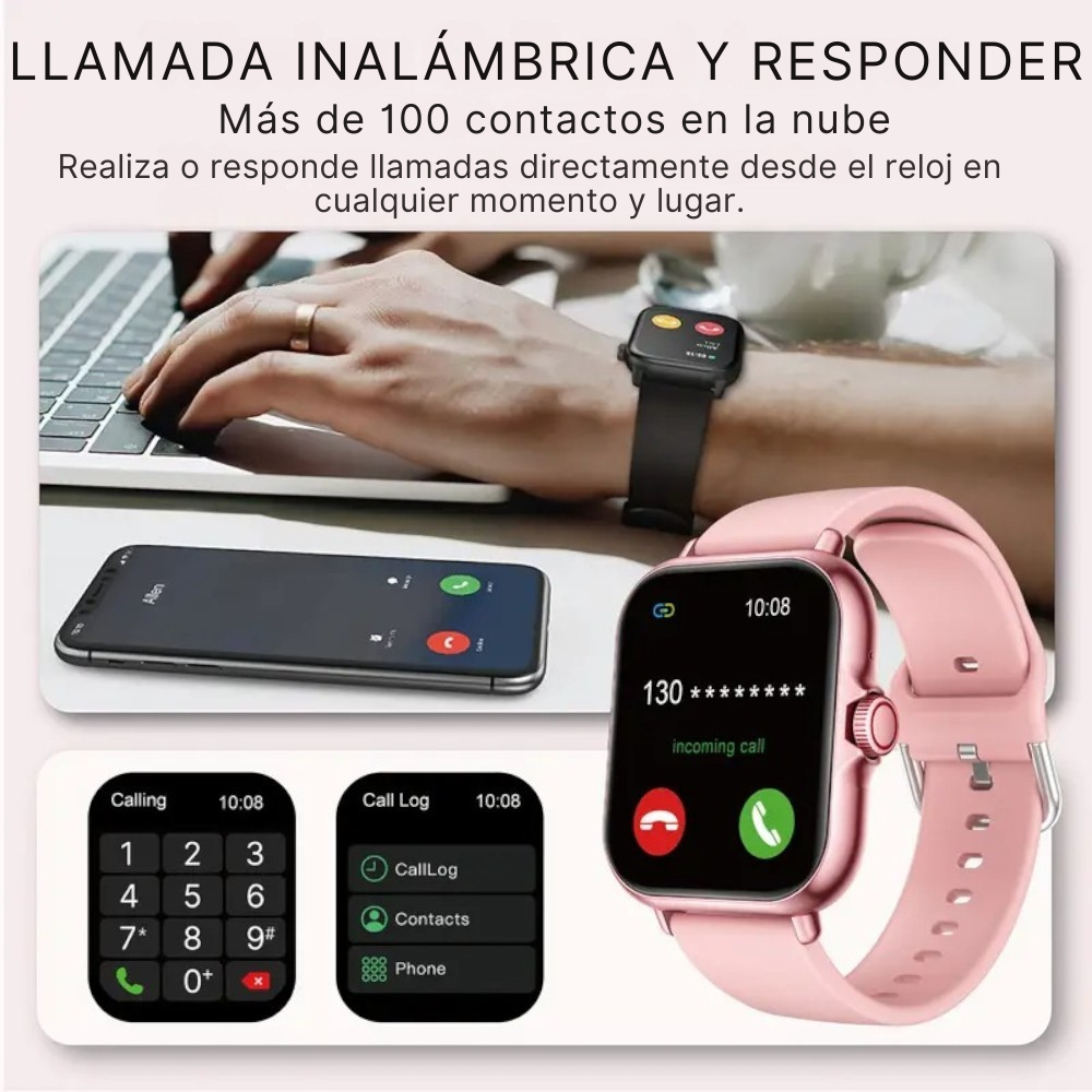 TrendFit Reloj Inteligente Mujer Multideportivo Touch Fitness