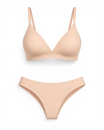 Nuvia Set Lencería Mujer Sin Costuras