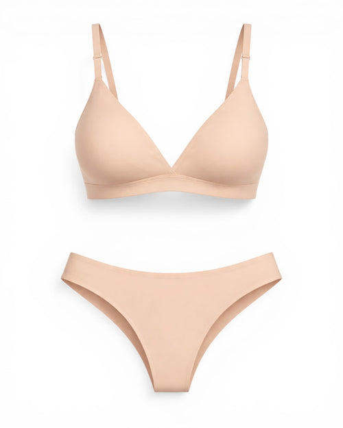 Nuvia Set Lencería Mujer Sin Costuras