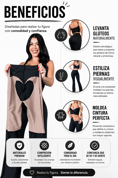 Leggings Faja Moldeadora Mujer Campana Levanta Glúteo
