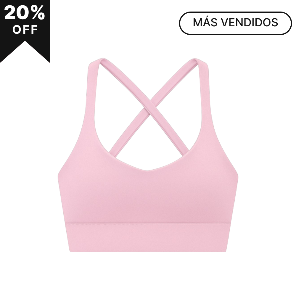 FlexFit Top Deportivo Femenino Tirantes Finos Espalda Cruzada Comodidad