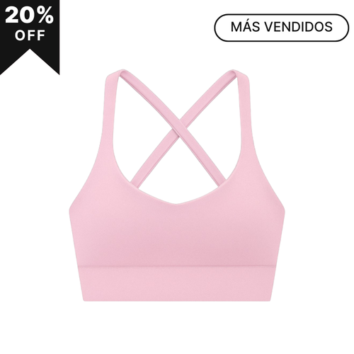 FlexFit Top Deportivo Femenino Tirantes Finos Espalda Cruzada Comodidad