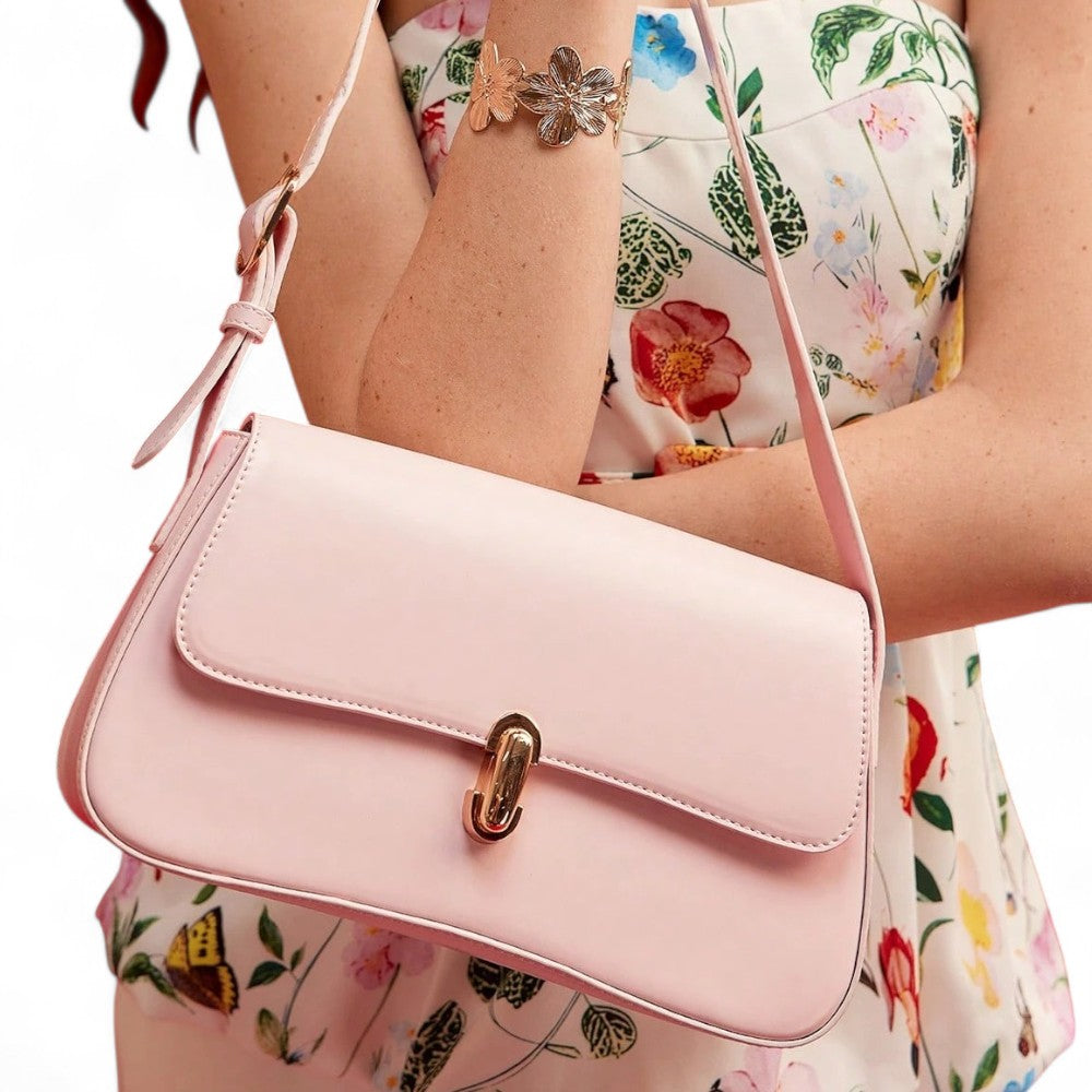 LuxeDay Bolsa de Hombro Mujer Piel Sintética Elegante