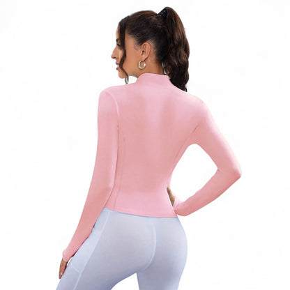 UrbanFit Chaqueta Deportiva Femenina Casual y Fitness Cierre Frontal