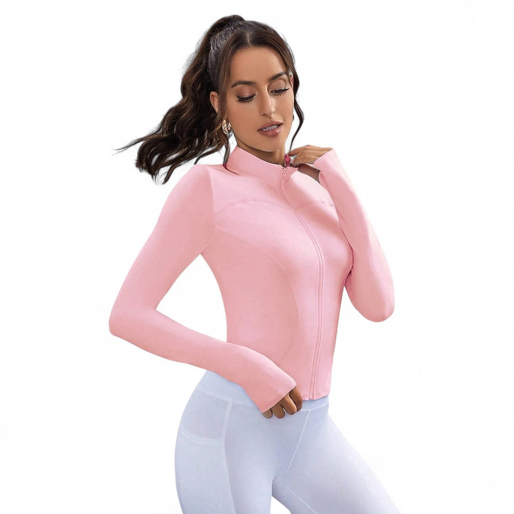 UrbanFit Chaqueta Deportiva Femenina Casual y Fitness Cierre Frontal