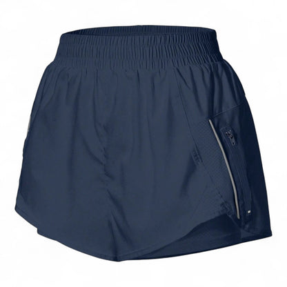 Sovereign Charm Short Femenino Cintura Alta con Cierre Lateral