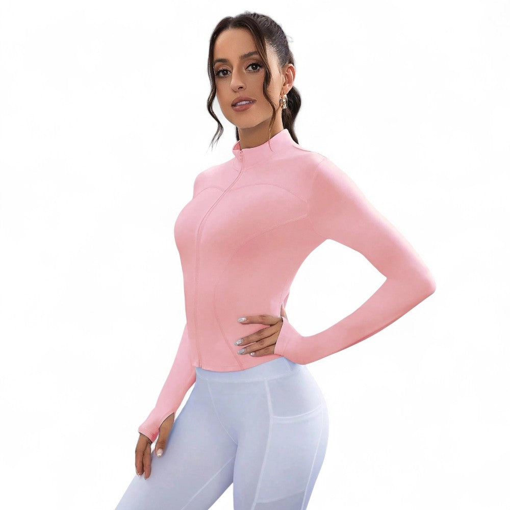 UrbanFit Chaqueta Deportiva Femenina Casual y Fitness Cierre Frontal