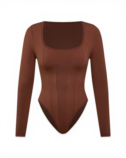 Velmique Body Shapewear Mujer Manga Larga