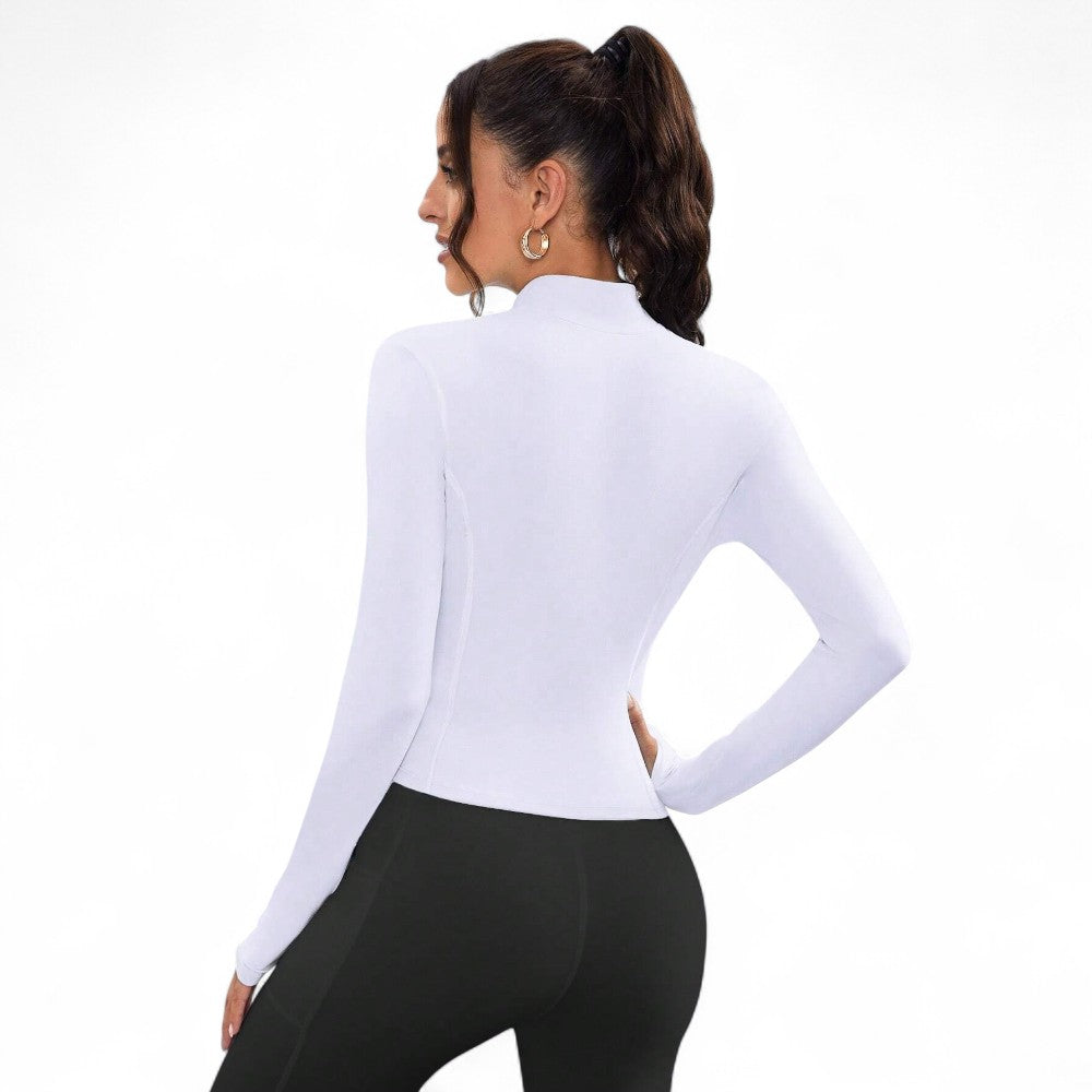 UrbanFit Chaqueta Deportiva Femenina Casual y Fitness Cierre Frontal