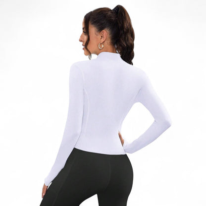 UrbanFit Chaqueta Deportiva Femenina Casual y Fitness Cierre Frontal