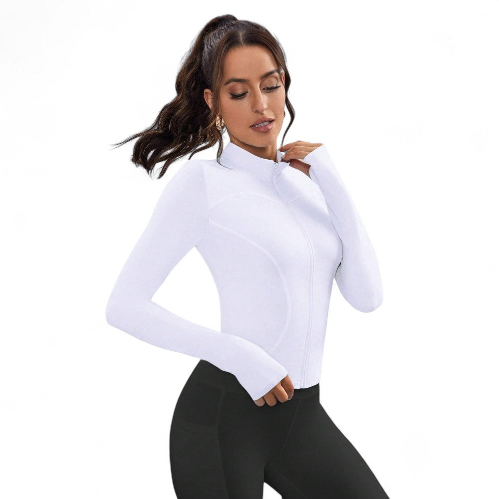 UrbanFit Chaqueta Deportiva Femenina Casual y Fitness Cierre Frontal