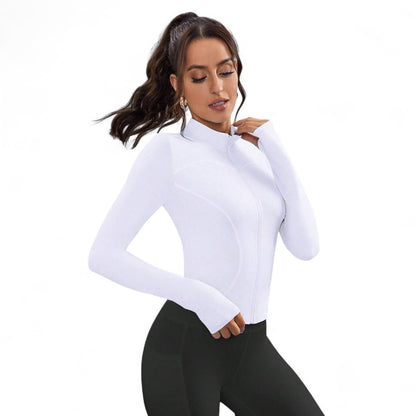 UrbanFit Chaqueta Deportiva Femenina Casual y Fitness Cierre Frontal