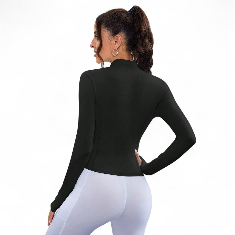 UrbanFit Chaqueta Deportiva Femenina Casual y Fitness Cierre Frontal