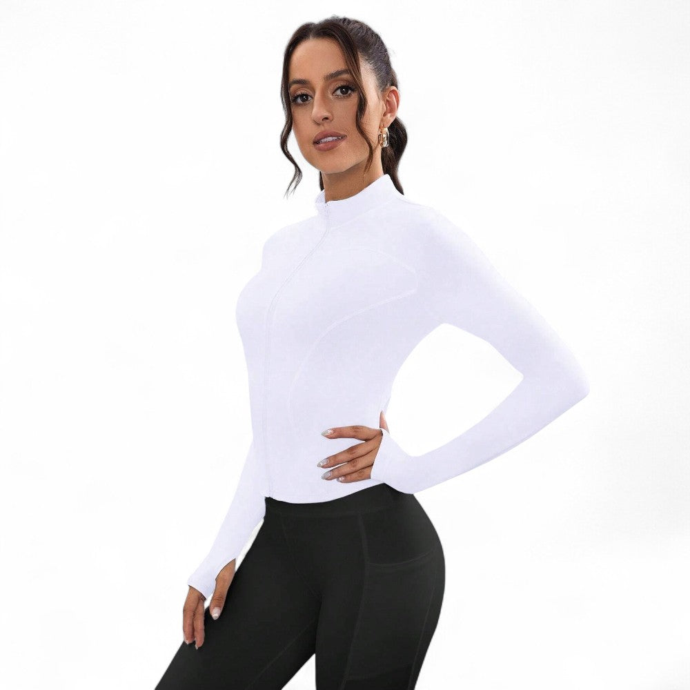 UrbanFit Chaqueta Deportiva Femenina Casual y Fitness Cierre Frontal