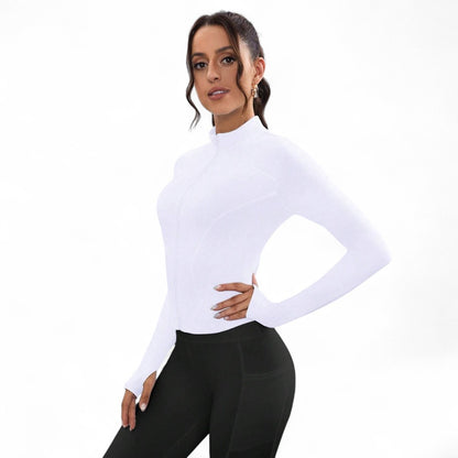 UrbanFit Chaqueta Deportiva Femenina Casual y Fitness Cierre Frontal