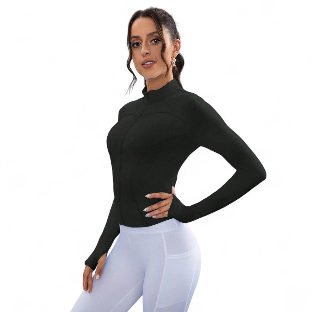 UrbanFit Chaqueta Deportiva Femenina Casual y Fitness Cierre Frontal