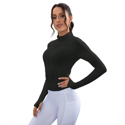 UrbanFit Chaqueta Deportiva Femenina Casual y Fitness Cierre Frontal