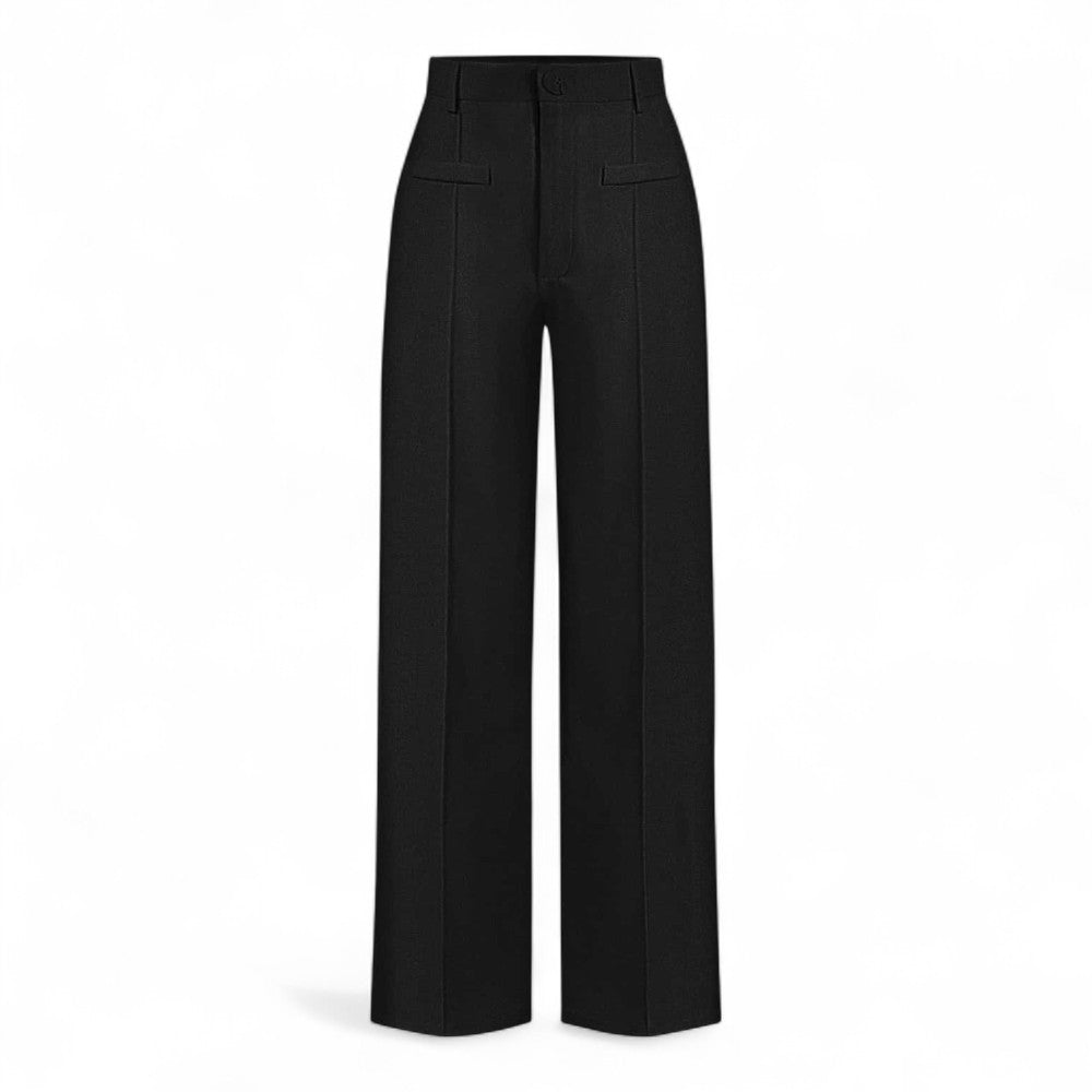 Pantalón Lúmina Femenino Cintura Alta Pierna Recta Suave