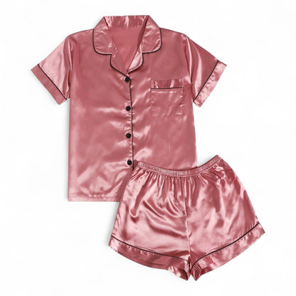 Noiré Conjunto de Pijama Femenino Satín Lujo Suave