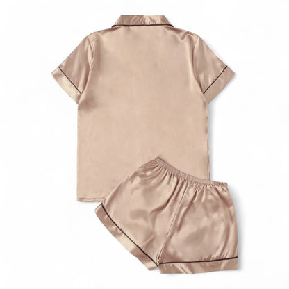 Noiré Conjunto de Pijama Femenino Satín Lujo Suave