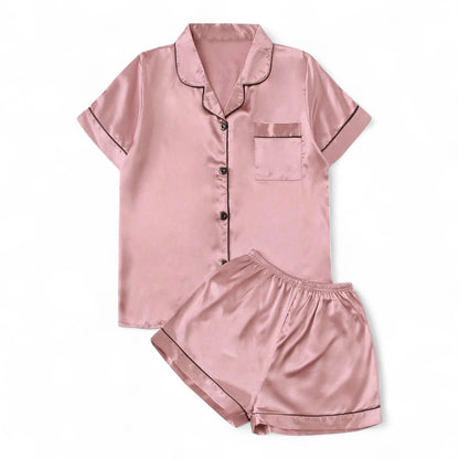 Noiré Conjunto de Pijama Femenino Satín Lujo Suave