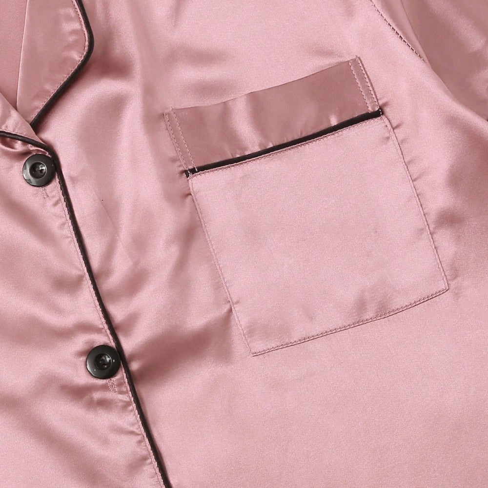 Noiré Conjunto de Pijama Femenino Satín Lujo Suave