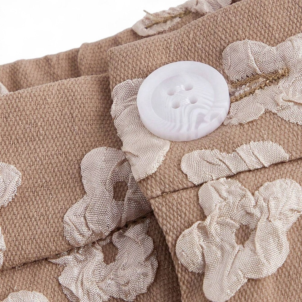 Florence Shorts Femenino Jacquard Floral Sofisticado y Cómodo