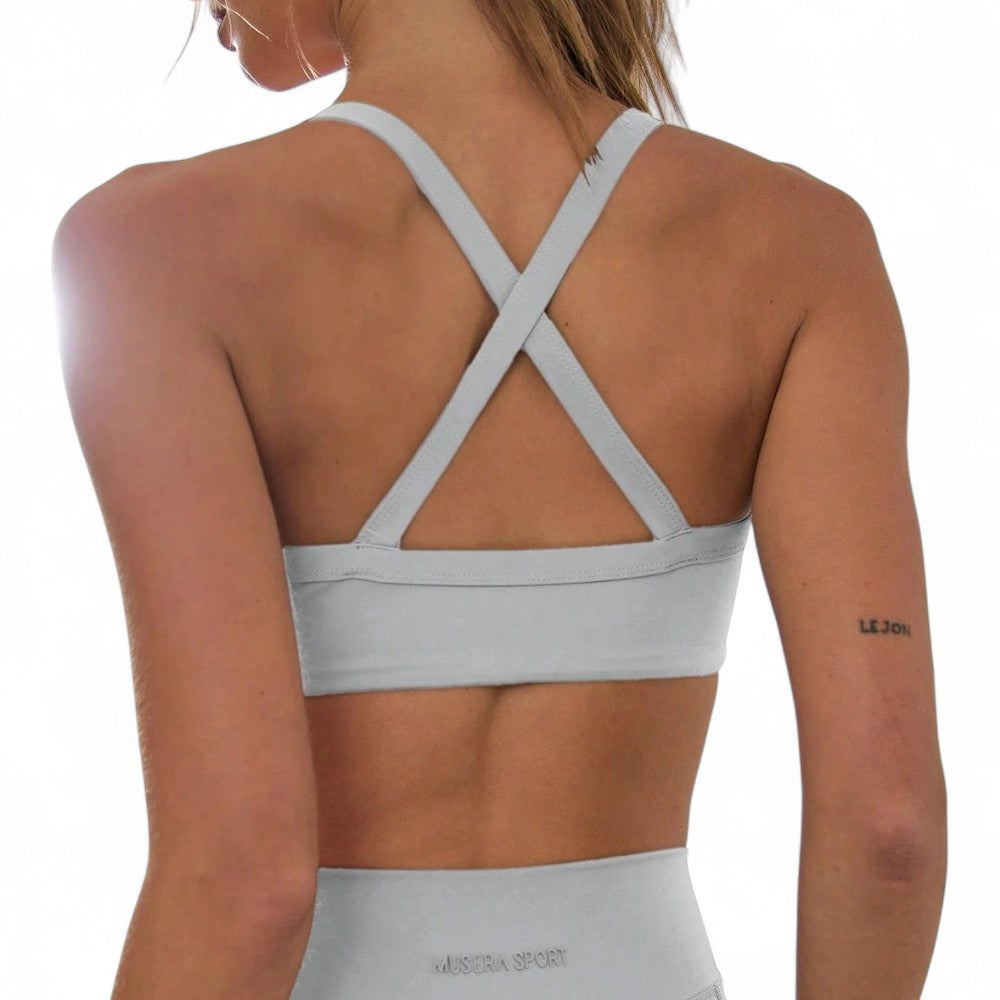FlexFit Top Deportivo Femenino Tirantes Finos Espalda Cruzada Comodidad