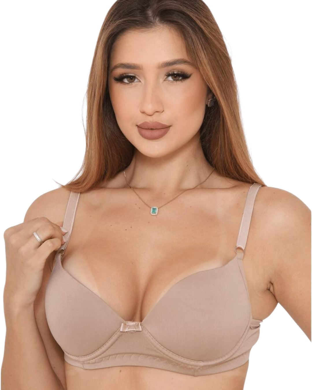 Lunéa Set 3 Brasier Mujer Realce Natural