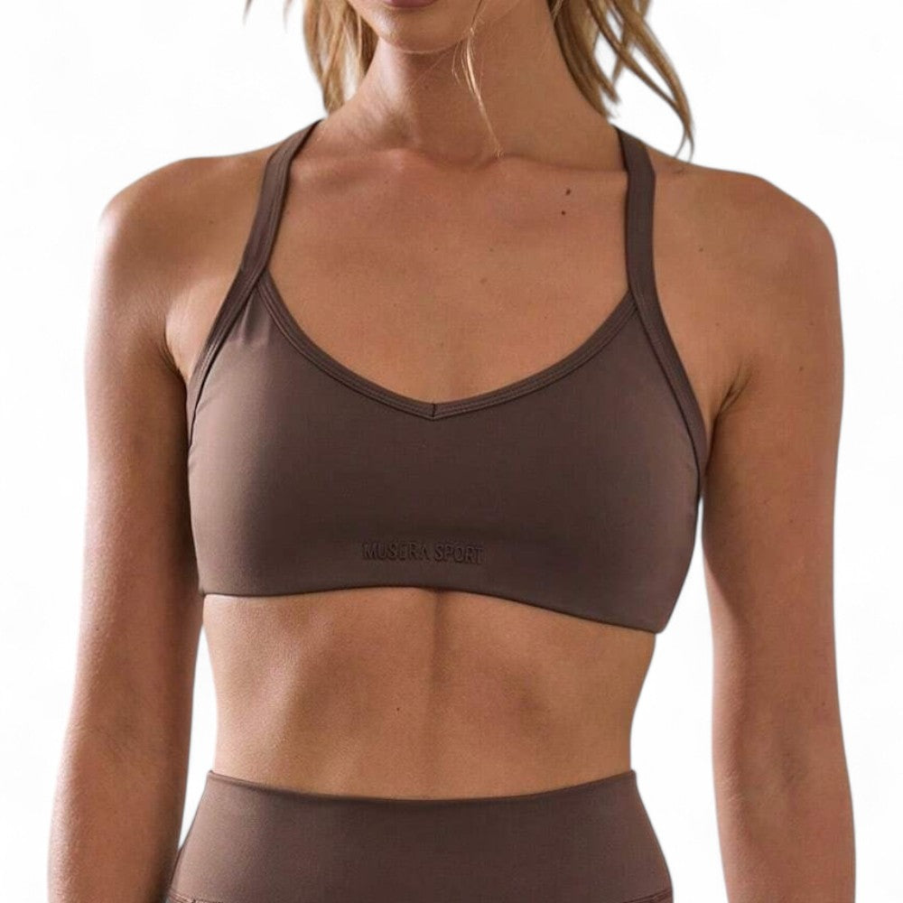 FlexFit Top Deportivo Femenino Tirantes Finos Espalda Cruzada Comodidad