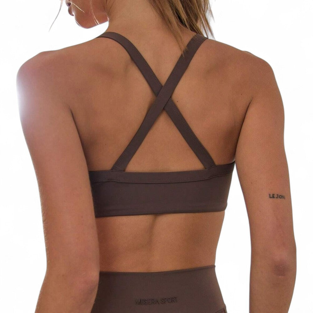 FlexFit Top Deportivo Femenino Tirantes Finos Espalda Cruzada Comodidad