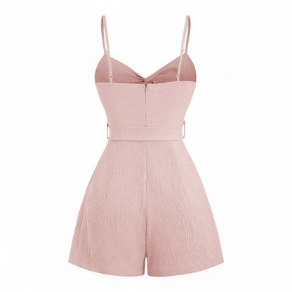 Alizia Mono Femenino Macramé Frente Abierta Tirantes Finos