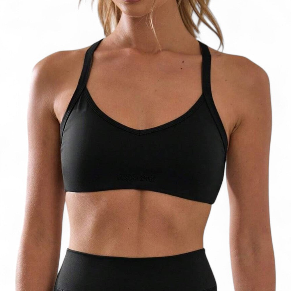 FlexFit Top Deportivo Femenino Tirantes Finos Espalda Cruzada Comodidad