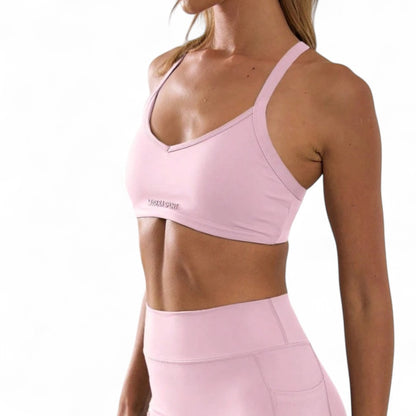 FlexFit Top Deportivo Femenino Tirantes Finos Espalda Cruzada Comodidad