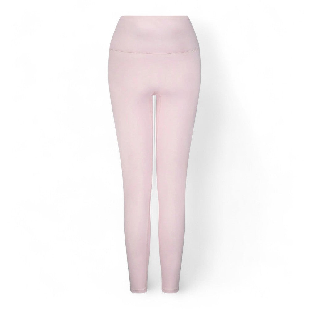 GlowFit Legging Femenina Cintura Alta Rosa Realza Glúteos