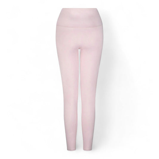 GlowFit Legging Femenina Cintura Alta Rosa Realza Glúteos